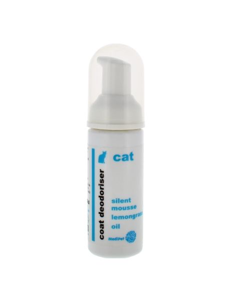 Cat coat mousse. Cat shampoo deodoriser.