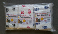 Pet blanket for dogs and cats. Paw design blanket.
