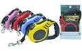 Retractable dog lead. 5 meters length.