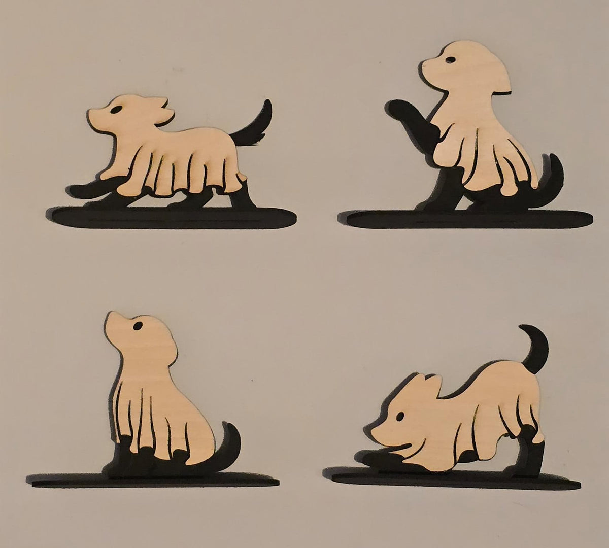 Handmade, handpainted ghost dogs. Halloween lover gift. Halloween decoration. Home dog decor.