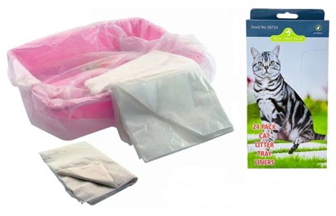 Cat litter tray liners.