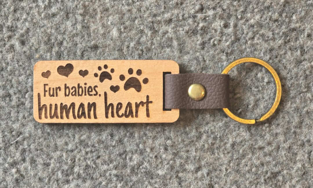 Fur babies keychain
