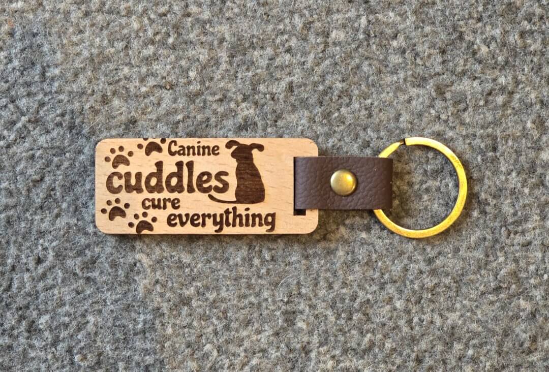 Canine keychain