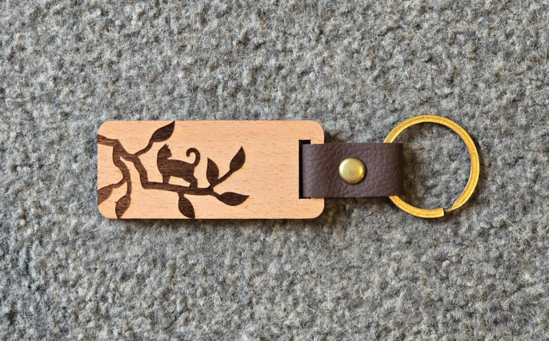 Cat keychain