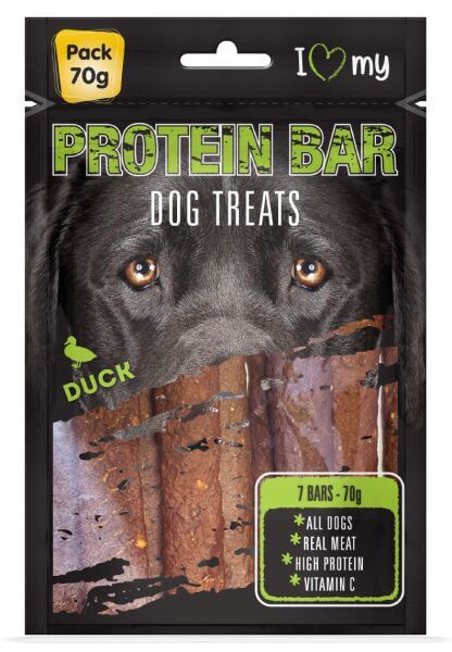 Dog protein treats. Duck flavour.