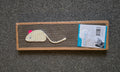 Cardboard mouse scratcher. Scratch pad for cats.